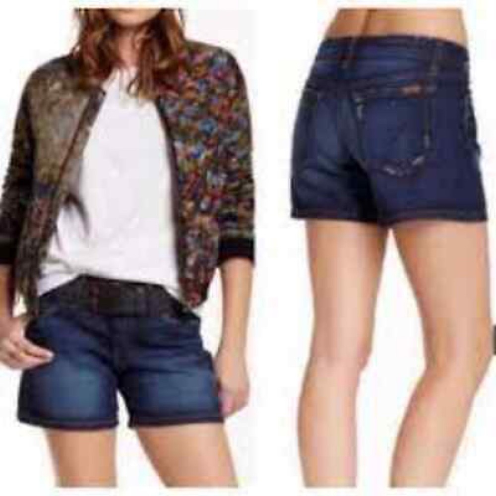 Joe’s Jeans Darla Mid-Rise Medium Wash Denim Shorts